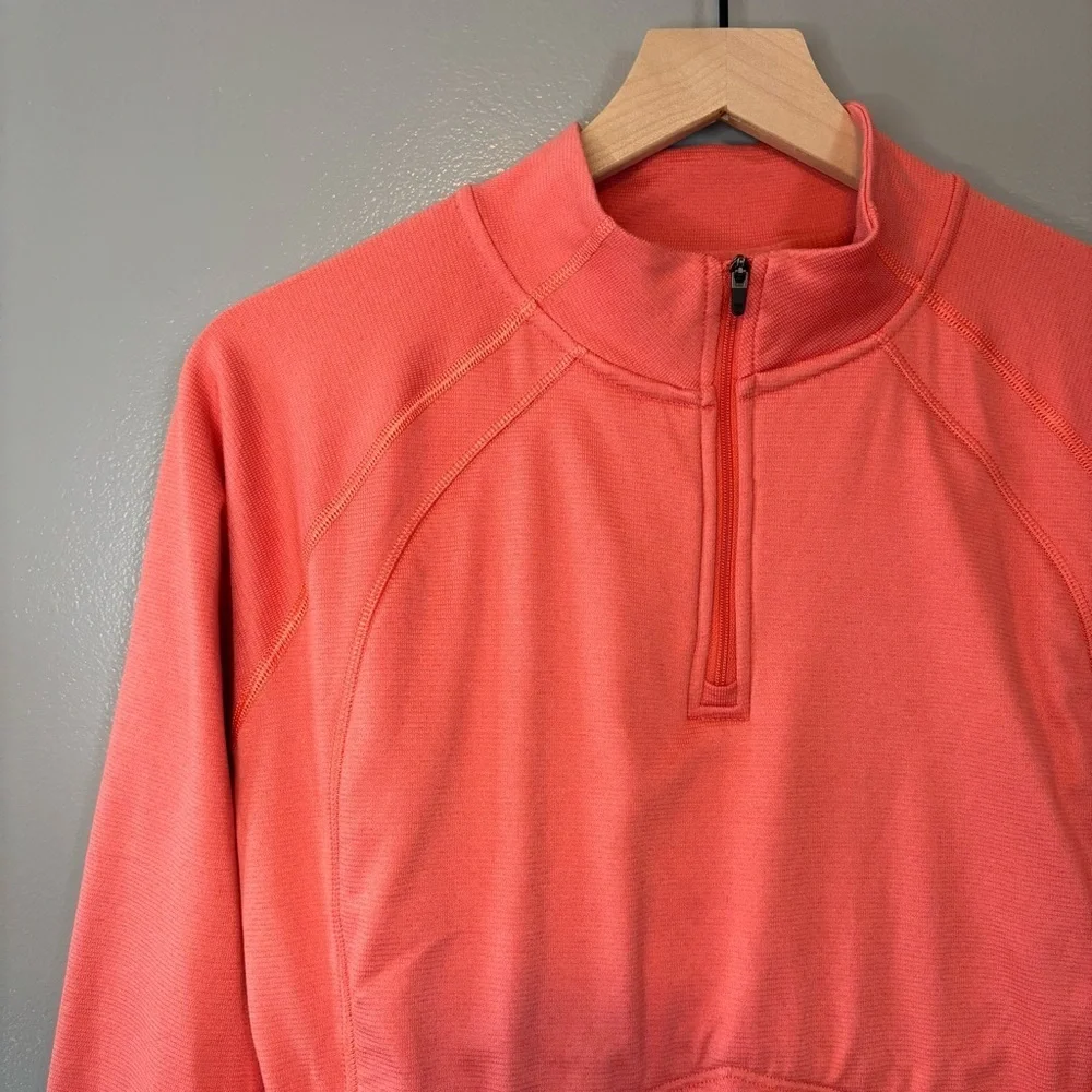 Oros Medium Women’s Quarter Zip Solarcore Insulated Hiking Pullover Coral